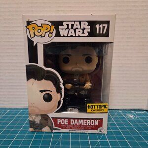 Funko POP Star Wars Poe Dameron Hot Topic 117 Vinyl Figure